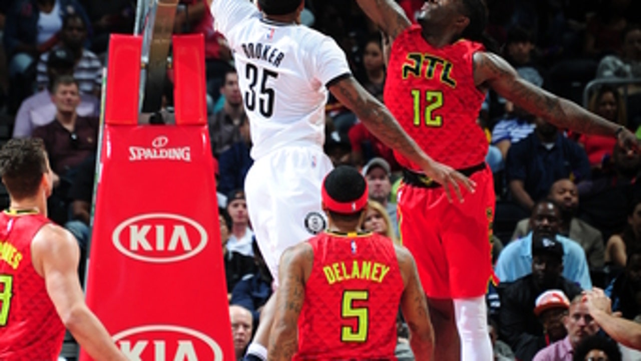 Lopez has 23 points as Nets top slumping Hawks, 107-92 (Mar 26, 2017)